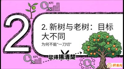 第3节：【春肥策略】开春底肥：新树&ldquo;扩版图&rdquo;，老树&ldquo;点引擎&rdquo;，课程：《柑橘底肥&ldquo;翻身账&rdquo;：从改土到高产的实战全书》