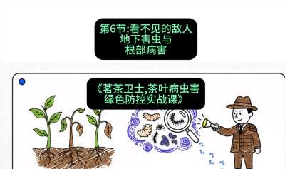 第06节：看不见的敌人&mdash;&mdash;地下害虫与根部病害，课程：《茗茶卫士&mdash;&mdash;茶叶病虫害绿色防控实战课》#识农AI