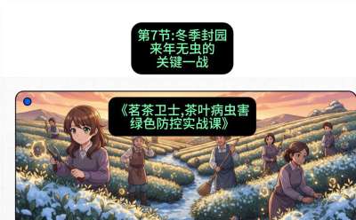 第07节：冬季封园&mdash;&mdash;来年无虫的关键一战，课程：《茗茶卫士&mdash;&mdash;茶叶病虫害绿色防控实战课》#识农AI