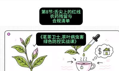 第08节：舌尖上的红线&mdash;&mdash;农药残留与合规清单，课程：《茗茶卫士&mdash;&mdash;茶叶病虫害绿色防控实战课》#识农AI